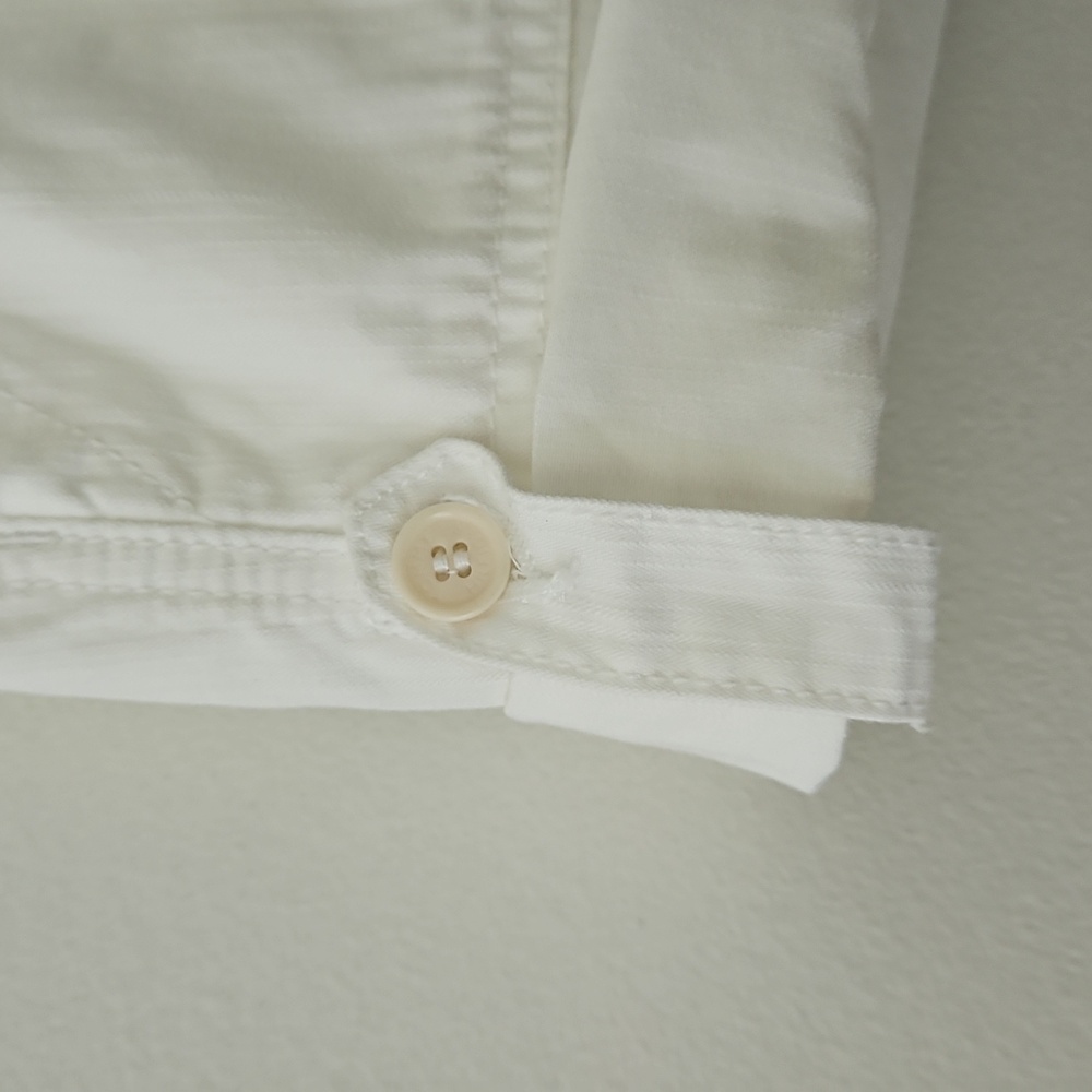 Tommy Hilfigerā White Cotton Bermuda Shorts Nautical Beach Size 10 - Picture 7 of 13